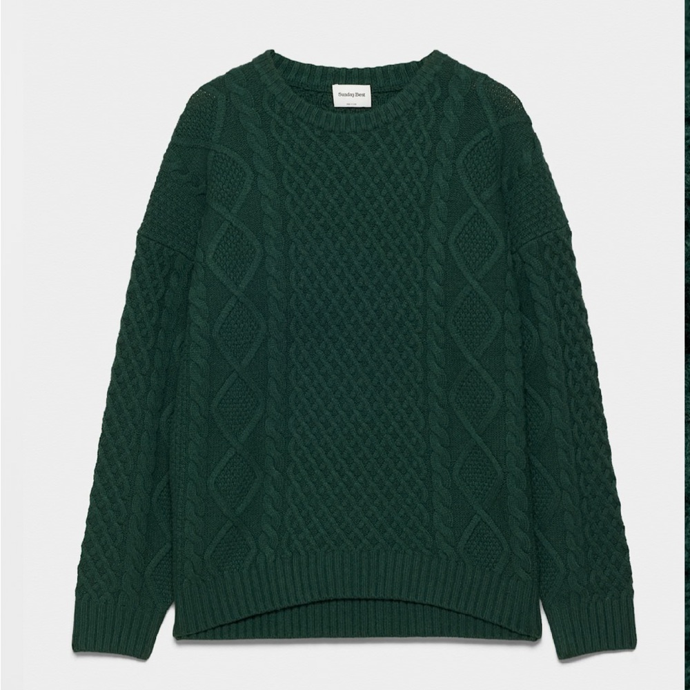 Aritzia Peggy Sweater in Scarab Green